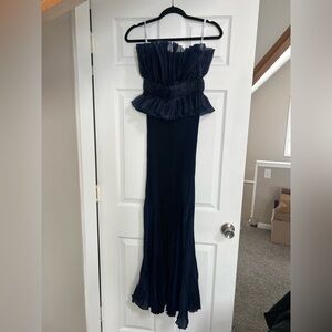 L’idee Blue Ruched Strapless dress - NEW WITH TAGS. Never worn